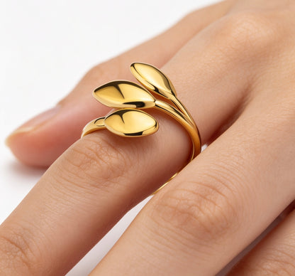 Anillo pétalos